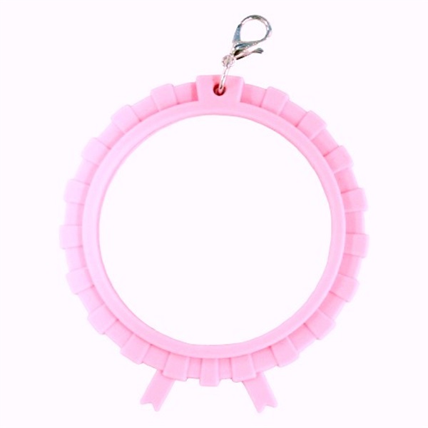 【備品】徽章 橡膠吊飾套 (粉)