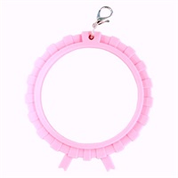 【備品】徽章 橡膠吊飾套 (粉)