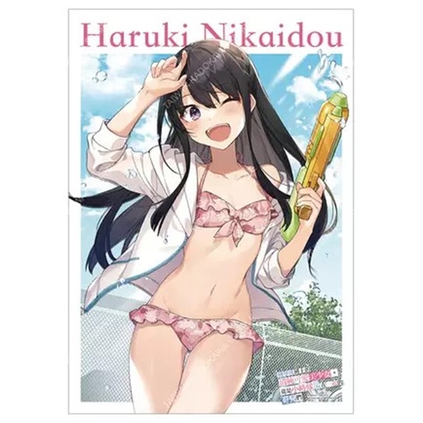 【轉學後班上的清純可愛美少女，竟是小時候玩在一起的哥兒們(原作)】小掛軸B