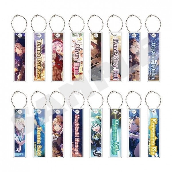 【世界計畫 繽紛舞台！ feat.初音未來】壓克力方形鑰匙圈  vol.2 A