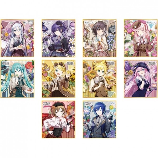 【世界計畫 繽紛舞台！ feat.初音未來】Anniversary/Birthdayイラスト2022-2023 迷你色紙 C 25時、ナイトコードで。＆バーチャル・シンガー