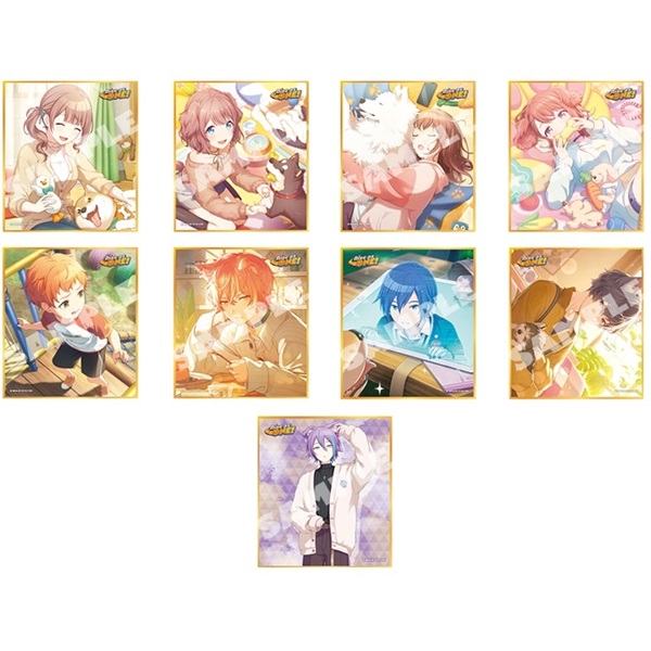 【世界計畫 繽紛舞台！ feat.初音未來】色紙(隨機) B9◆ｶﾗﾌﾙ~ﾐｸ/ﾐﾆ色紙ｺﾚ~45A Rise as ON~(C