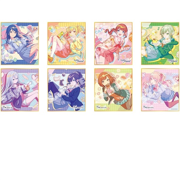【世界計畫 繽紛舞台！ feat.初音未來】迷你色紙(隨機)B Leo/need＆25時、ナイトコードで。（全8種）