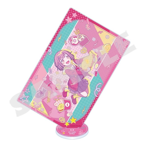 【世界計畫 繽紛舞台！ feat.初音未來】壓克力板 ｶﾗ~/Anni~Bir~23~24 ｶｰﾄﾞ型ｱｸ~ｽﾀ~･えむ