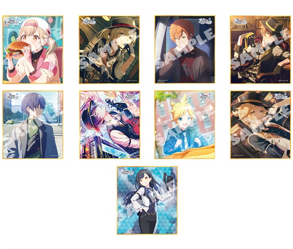 【世界計畫 繽紛舞台！ feat.初音未來】色紙(隨機) B9◆ｶﾗﾌﾙ~ﾐｸ/ﾐﾆ色紙ｺﾚ~54B Time to ta~(C