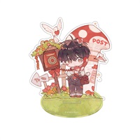 【小蘑菇】情人節系列心動訊號壓克力立牌-安折款