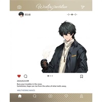 【鳴潮】「冬日邀約」 壓克力透明小卡 漂泊者