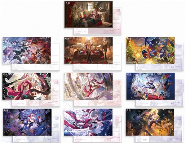 【鳴潮】共鳴者主題 插畫明信片套组 2.0