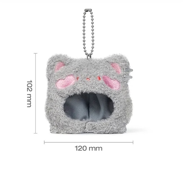 【PLAVE】 MMMM PLUSH ACCESSORY_Wolf hood hat