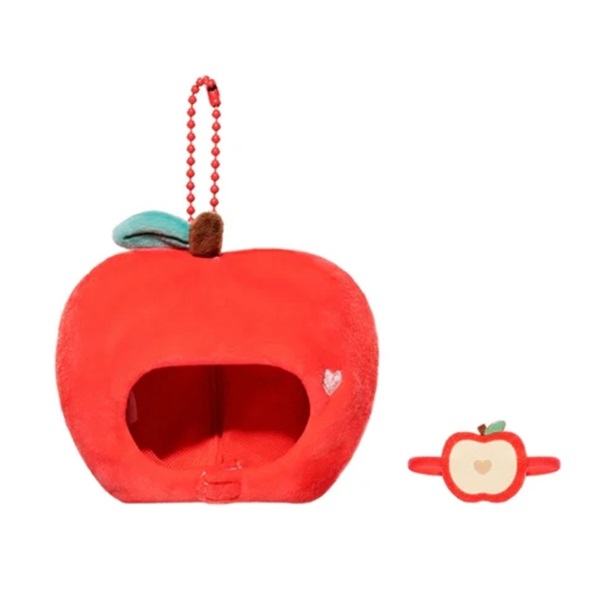 【PLAVE】 MMMM PLUSH ACCESSORY_FRUIT_apple hood hat set